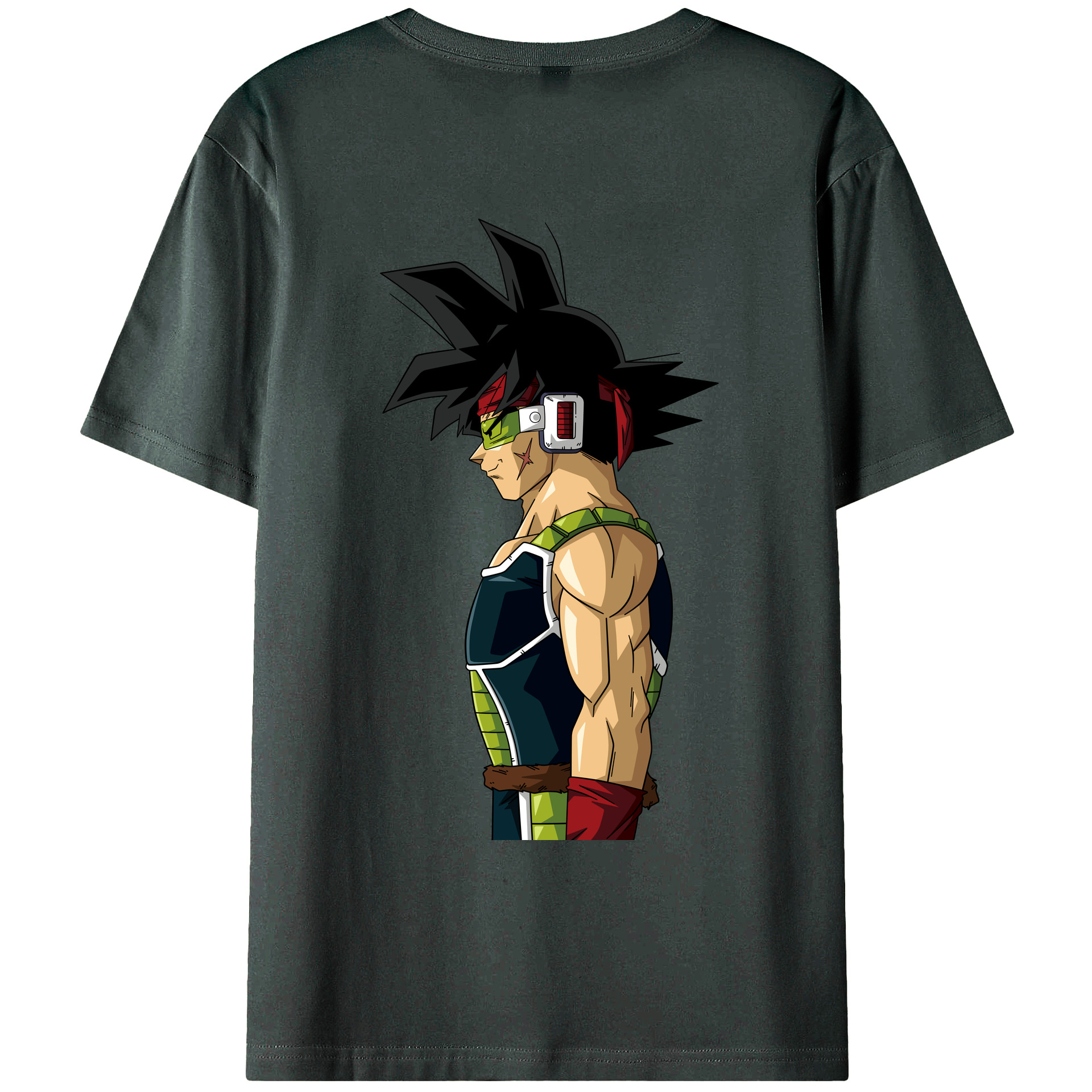 （画像用） ドラゴンボール バーダック DRAGON BALL Burdock 綿100％ メンズ半袖Tシャツ（バックプリント） 通気性
